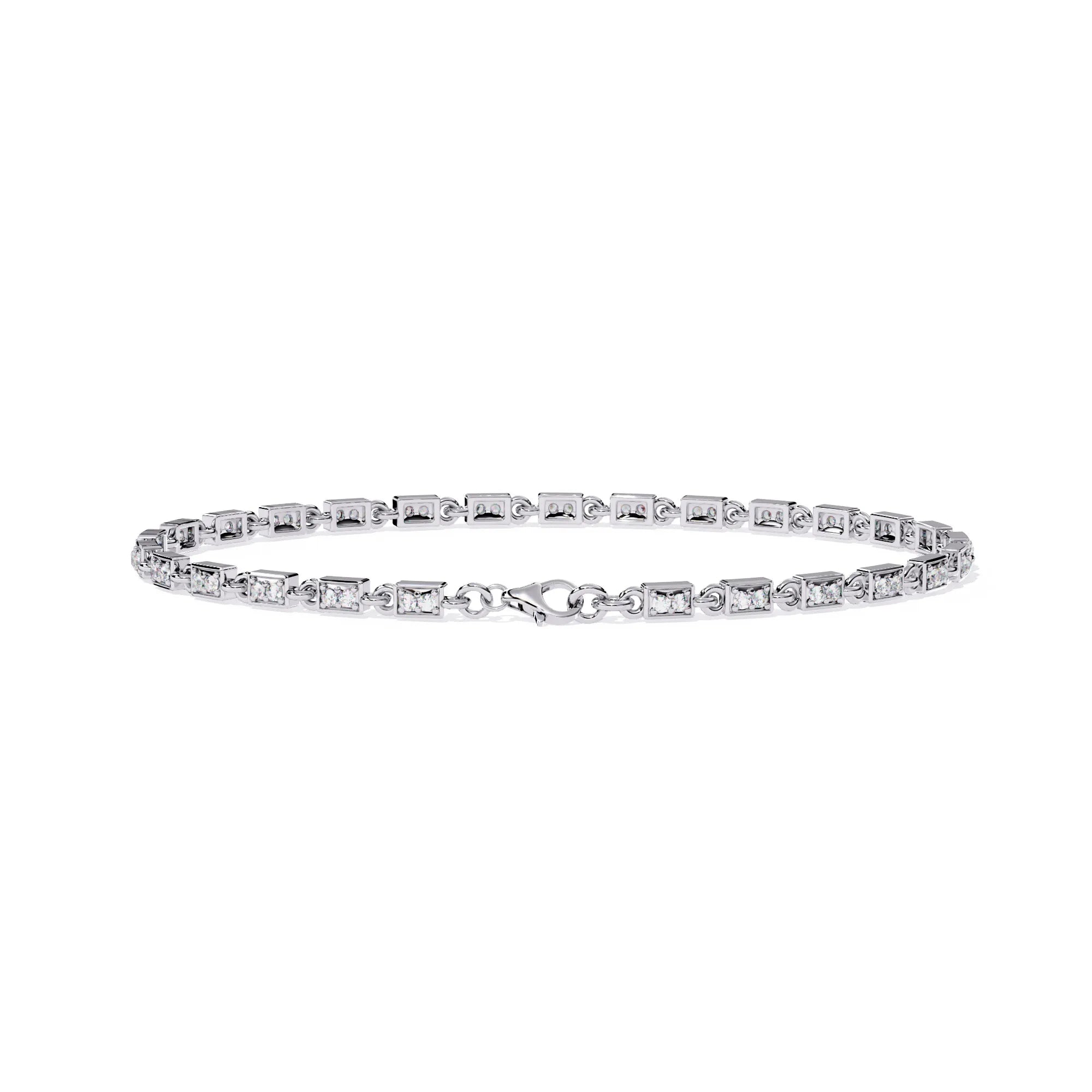 Aurora Row Lab Diamond Bracelet