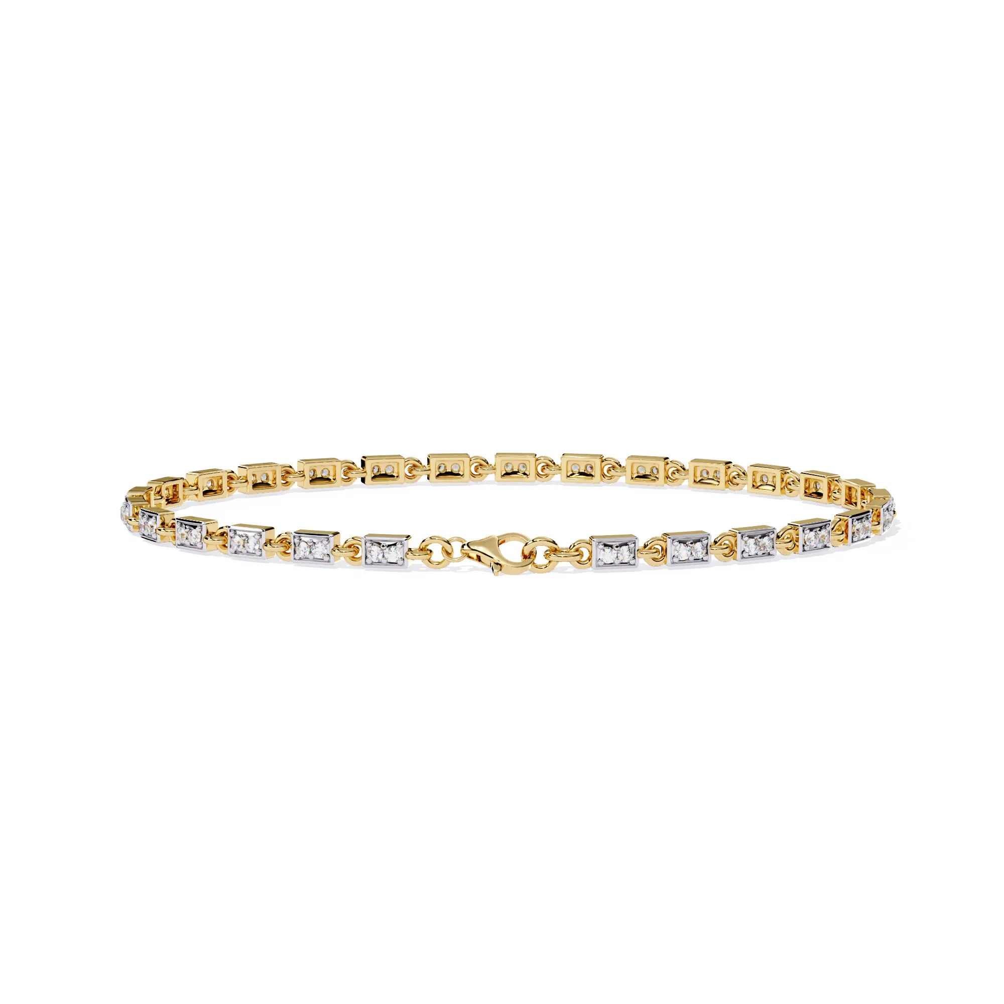 Aurora Row Lab Diamond Bracelet
