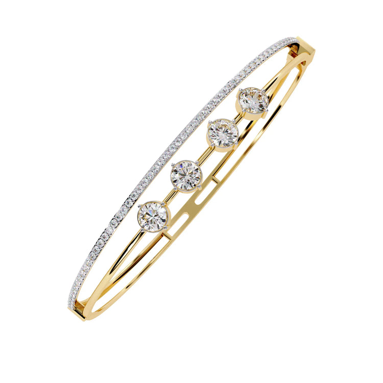 Duet and Dazzle Lab Diamond Bracelet