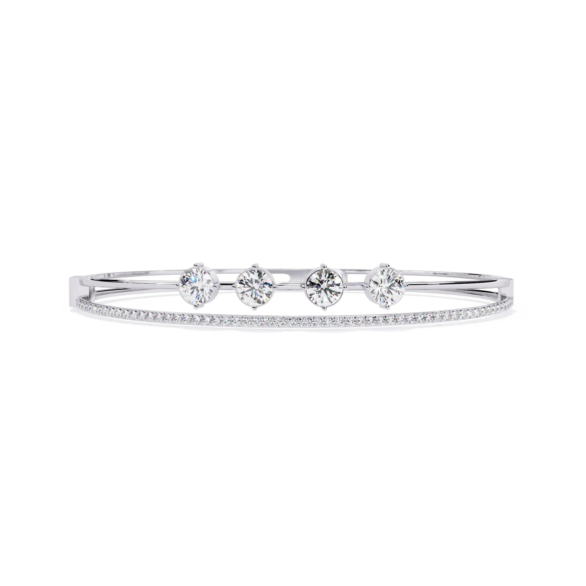 Duet and Dazzle Lab Diamond Bracelet