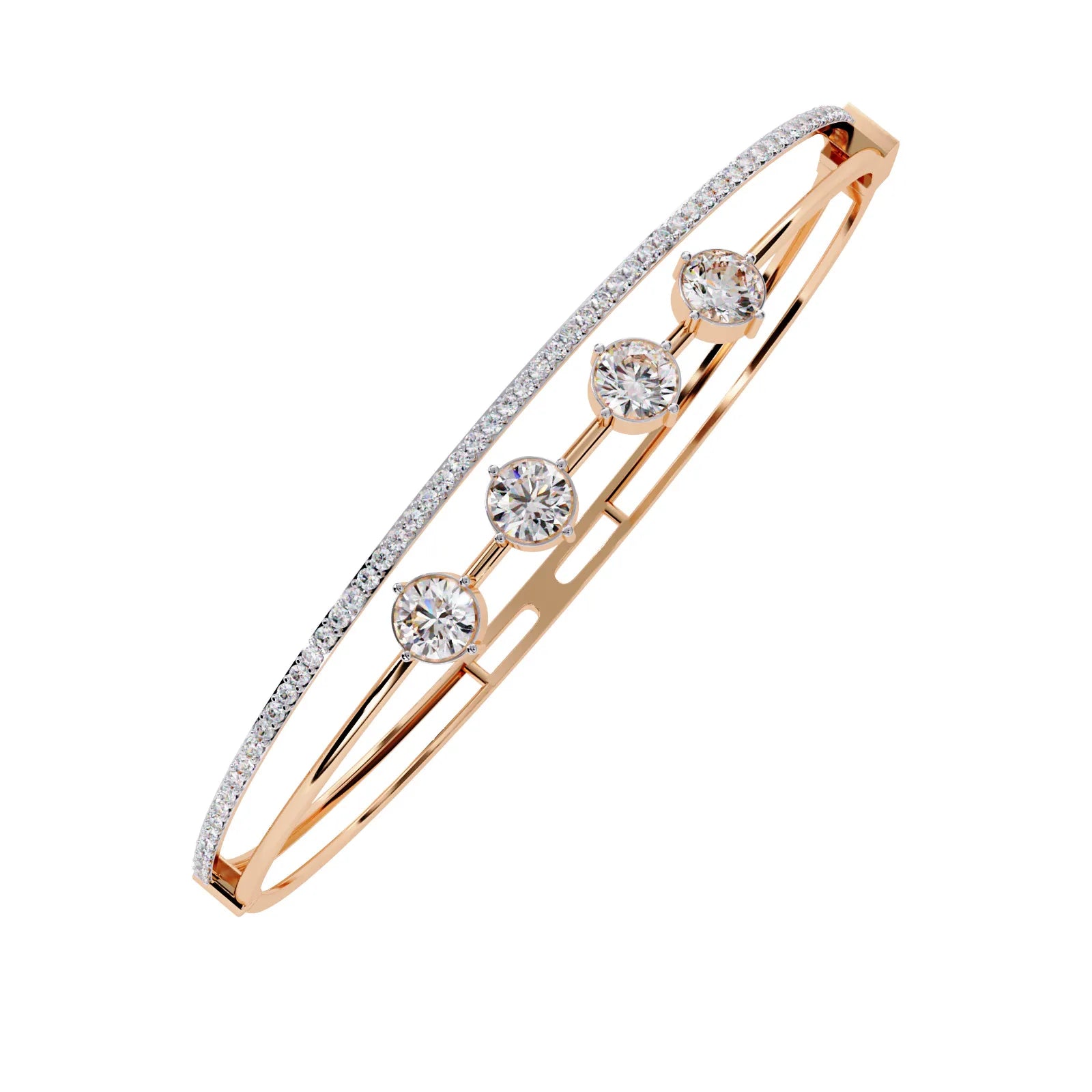 Duet and Dazzle Lab Diamond Bracelet