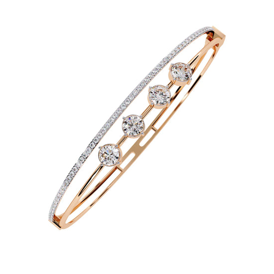 Duet and Dazzle Lab Diamond Bracelet