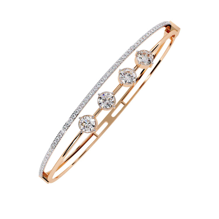 Duet and Dazzle Lab Diamond Bracelet