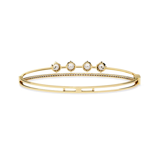 Duet and Dazzle Moissanite Bracelet