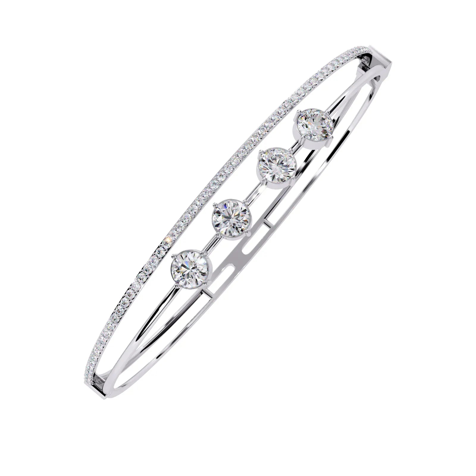 Duet and Dazzle Lab Diamond Bracelet