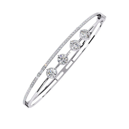 Duet and Dazzle Lab Diamond Bracelet