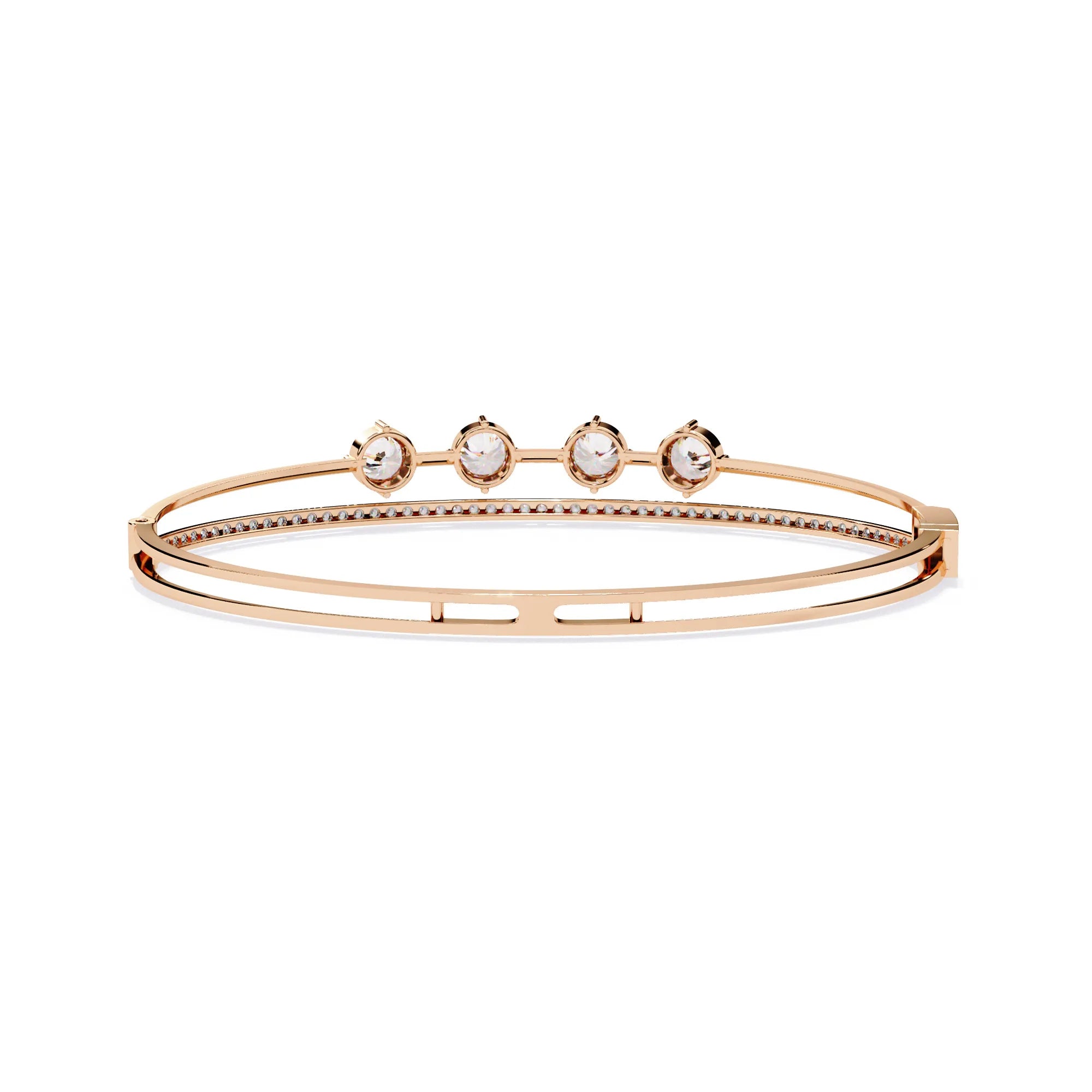 Duet and Dazzle Moissanite Bracelet