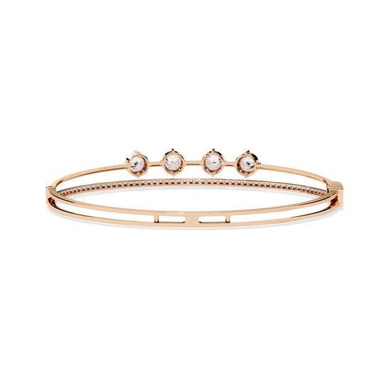 Duet and Dazzle Moissanite Bracelet