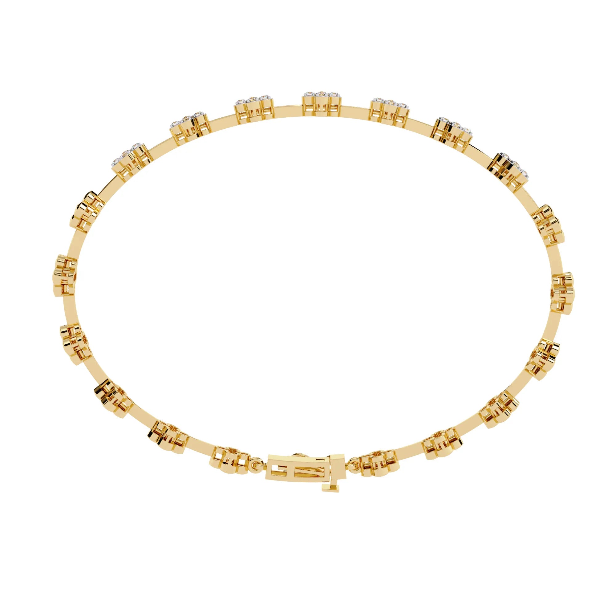 Fortune Bloom Lab Diamond Bracelet