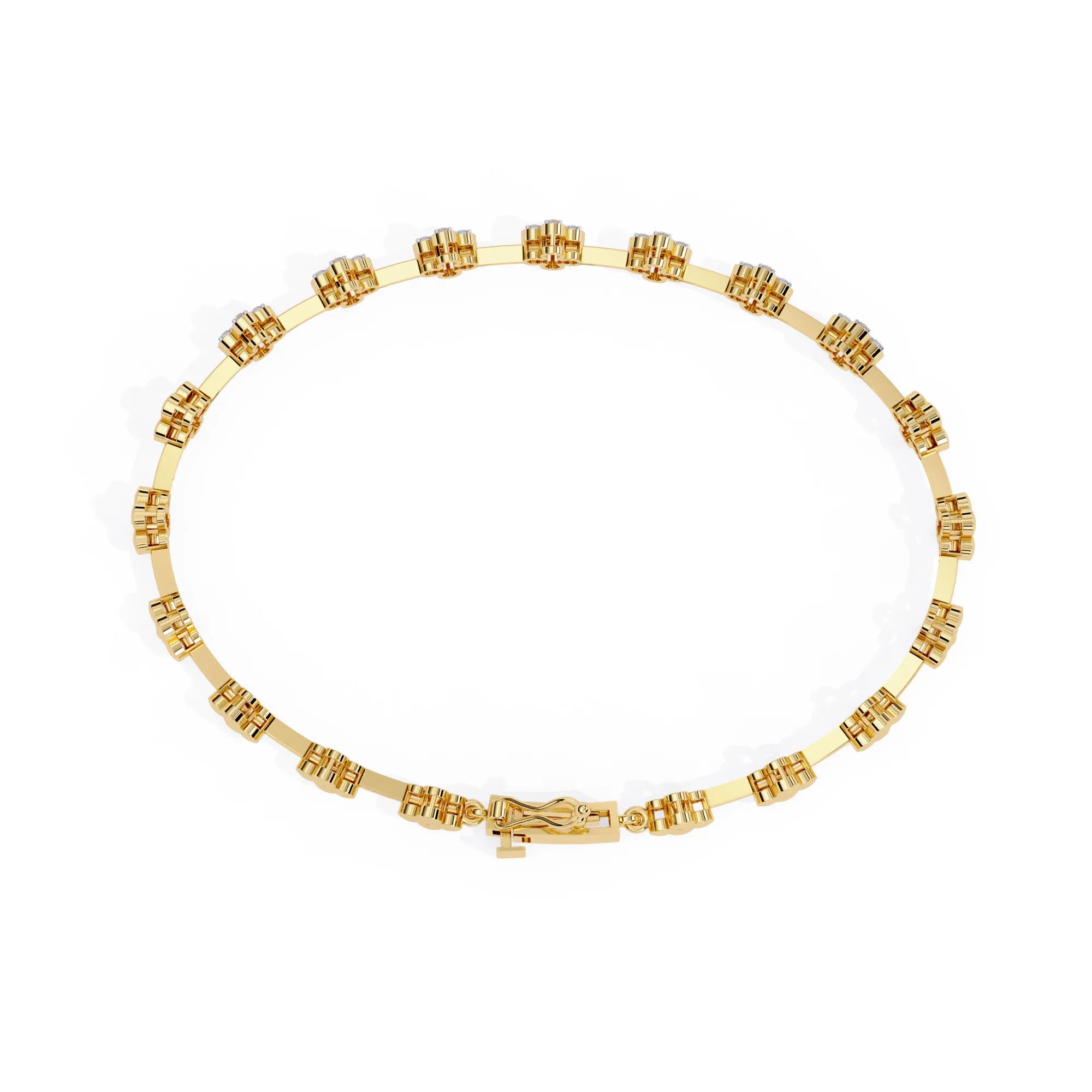 Fortune Bloom Moissanite Bracelet