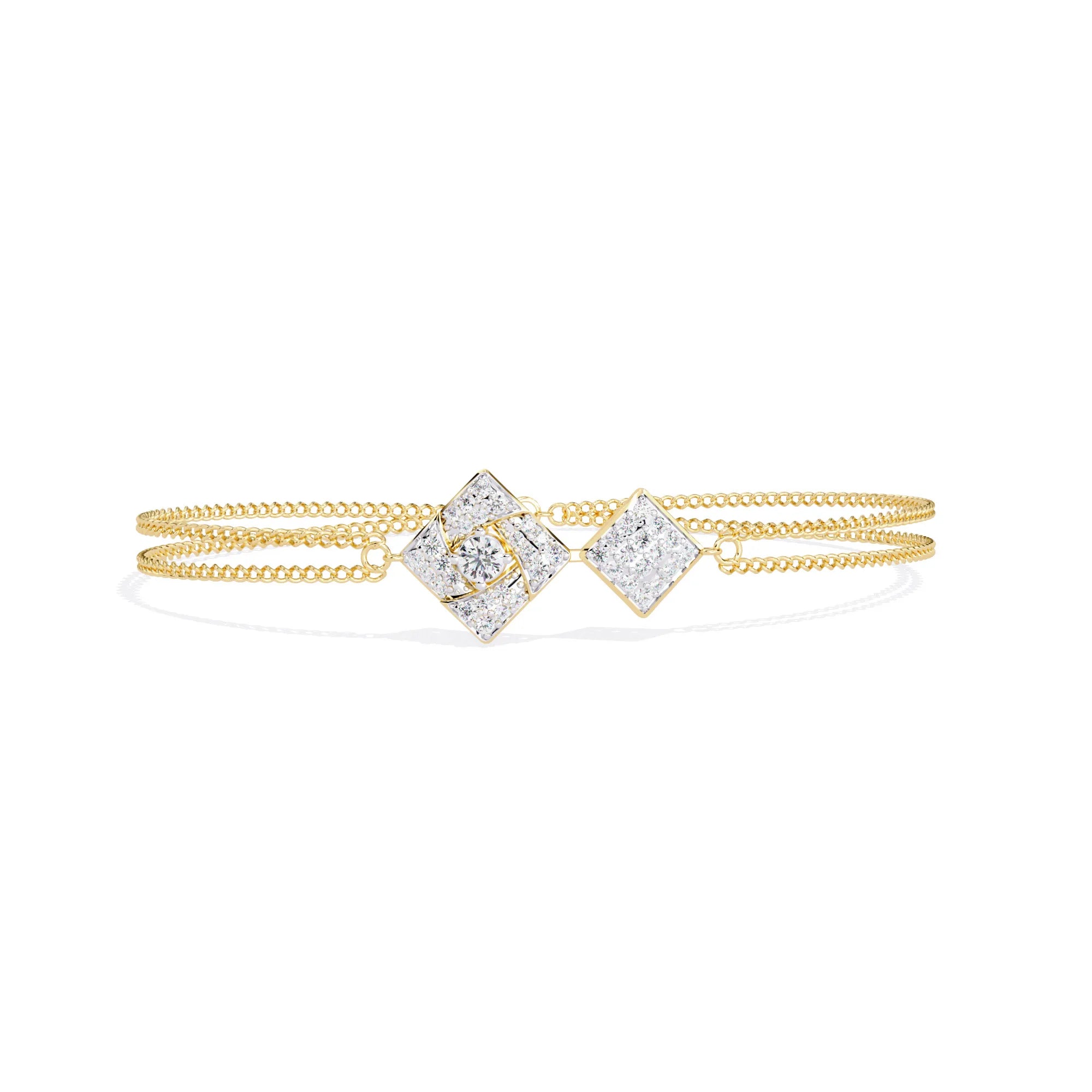Twin Muse Moissanite Bracelet