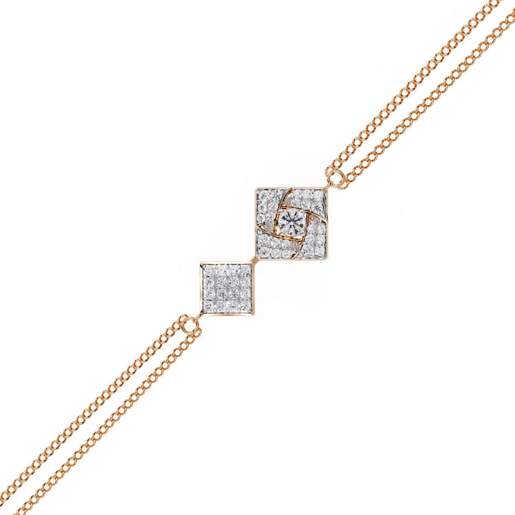 Twin Muse Moissanite Bracelet