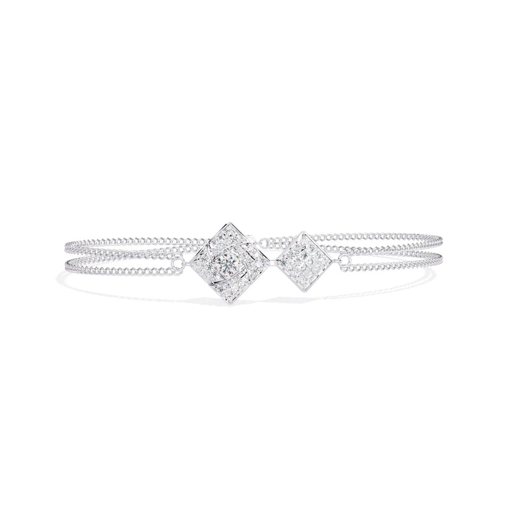 Twin Muse Moissanite Bracelet