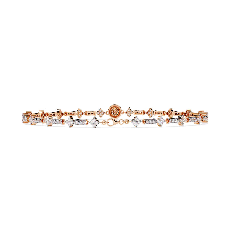 Luxe Medallion Lab Diamond Bracelet