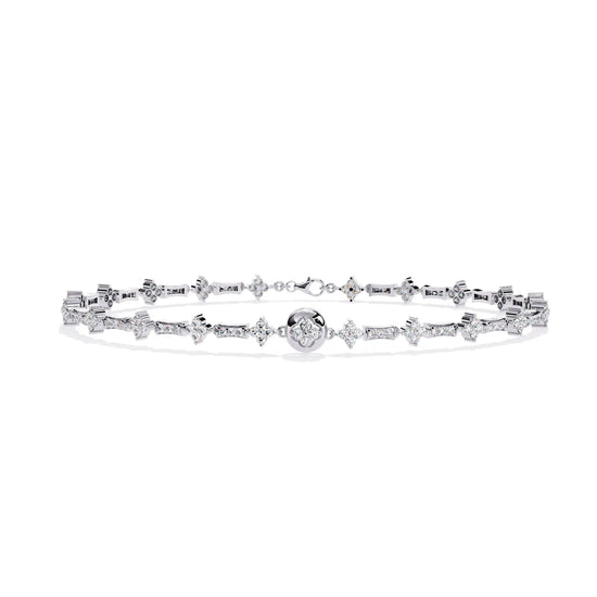 Luxe Medallion Moissanite Bracelet