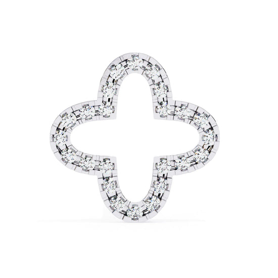 Lab Diamond Clover Studs Earring