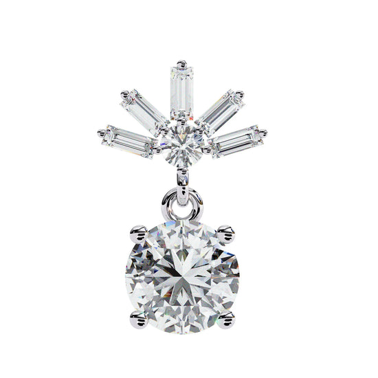 Starlit Radiance Drop Lab Diamond Earring