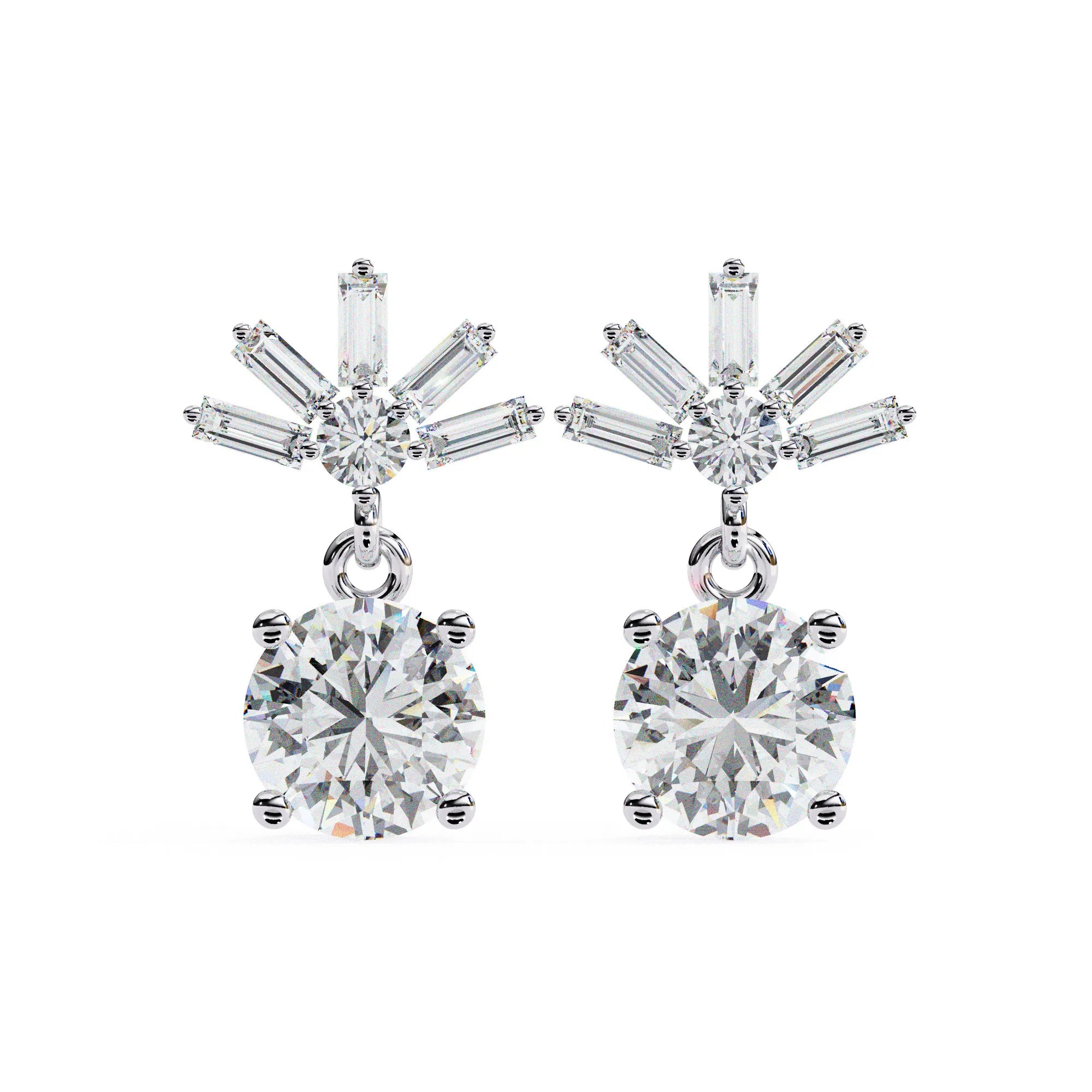 Starlit Radiance Drop Lab Diamond Earring