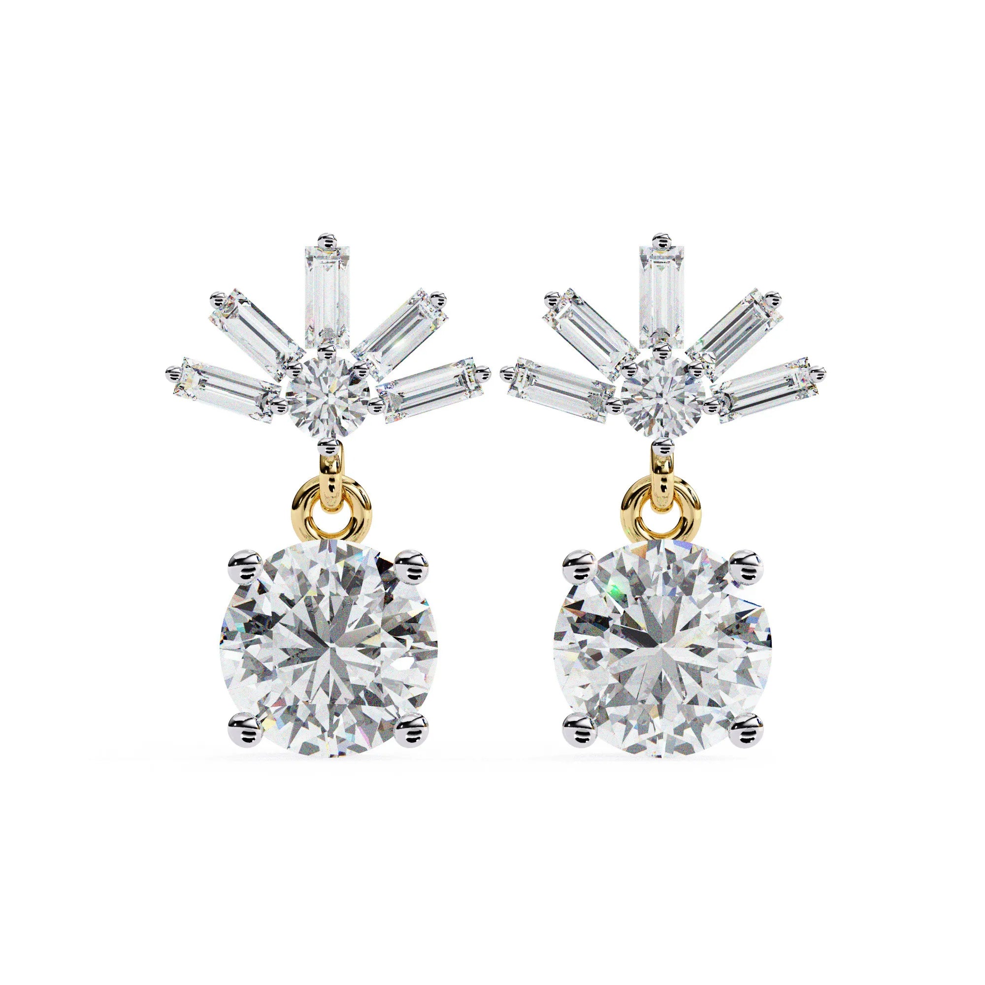 Starlit Radiance Drop Lab Diamond Earring