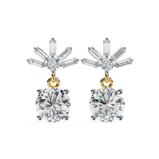 Starlit Radiance Drop Lab Diamond Earring