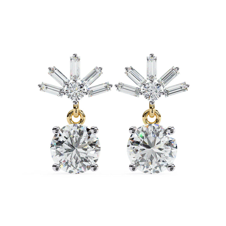 Starlit Radiance Drop Lab Diamond Earring