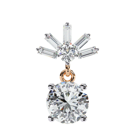 Starlit Radiance Drop Lab Diamond Earring