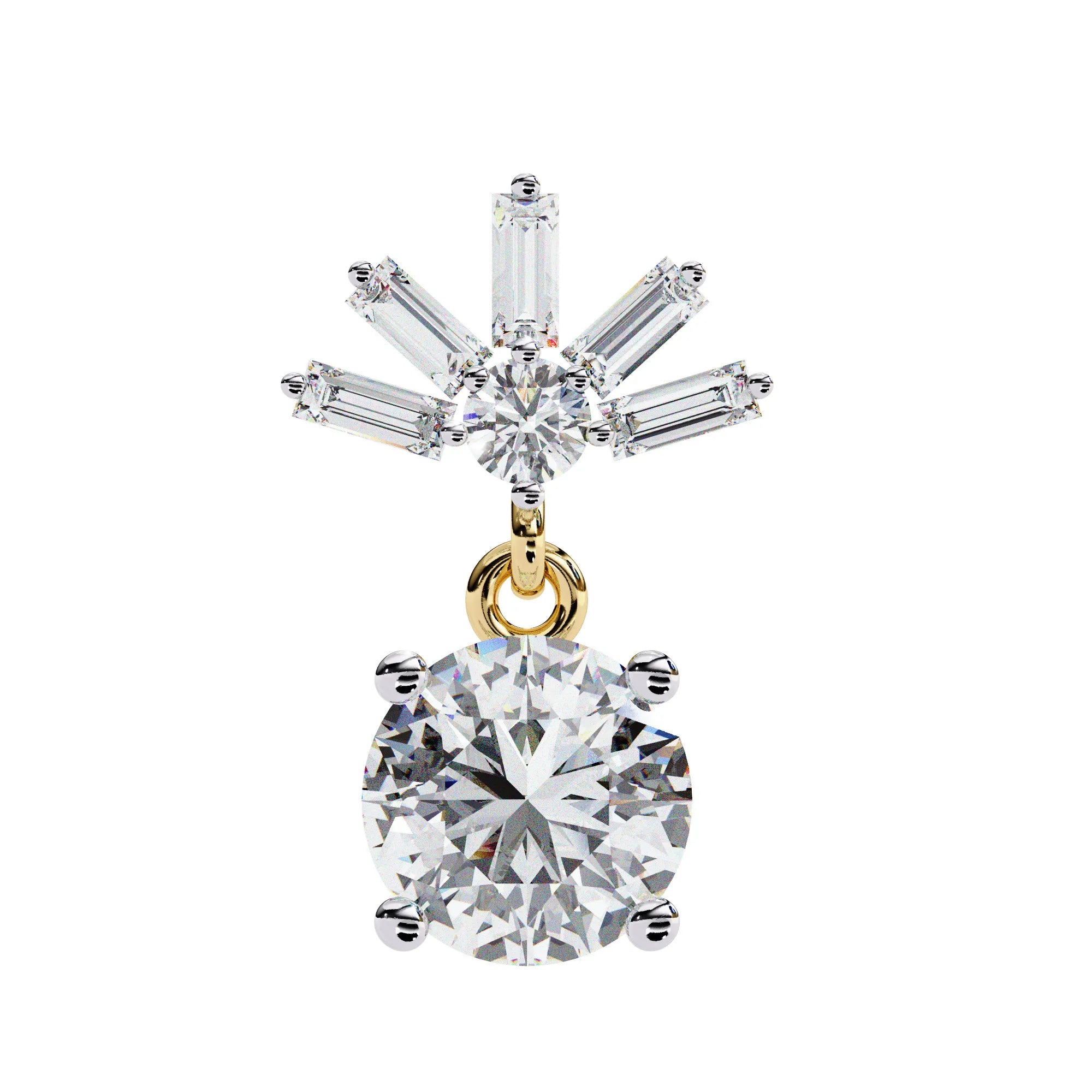 Starlit Radiance Drop Lab Diamond Earring