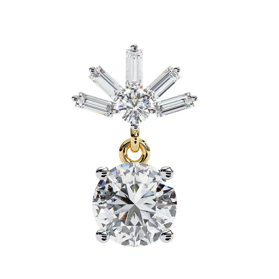 Starlit Radiance Drop Lab Diamond Earring