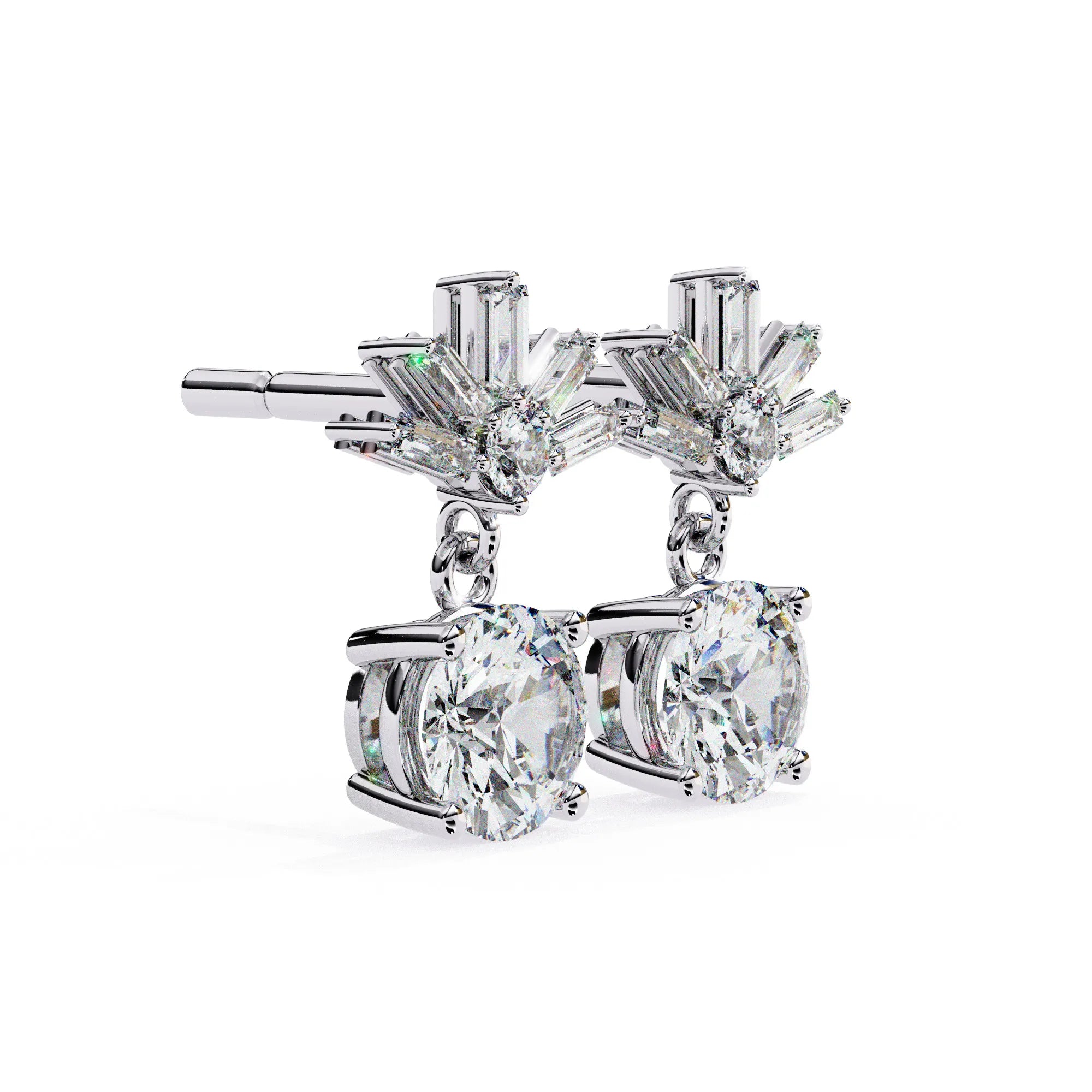 Starlit Radiance Drop Lab Diamond Earring