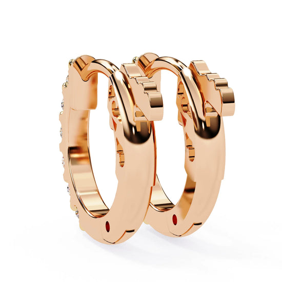 Timeless Charm Lab Diamond Hoop Earring