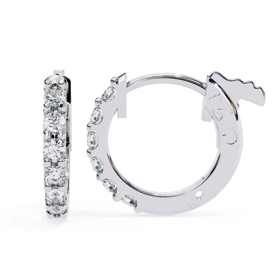 Timeless Charm Lab Diamond Hoop Earring