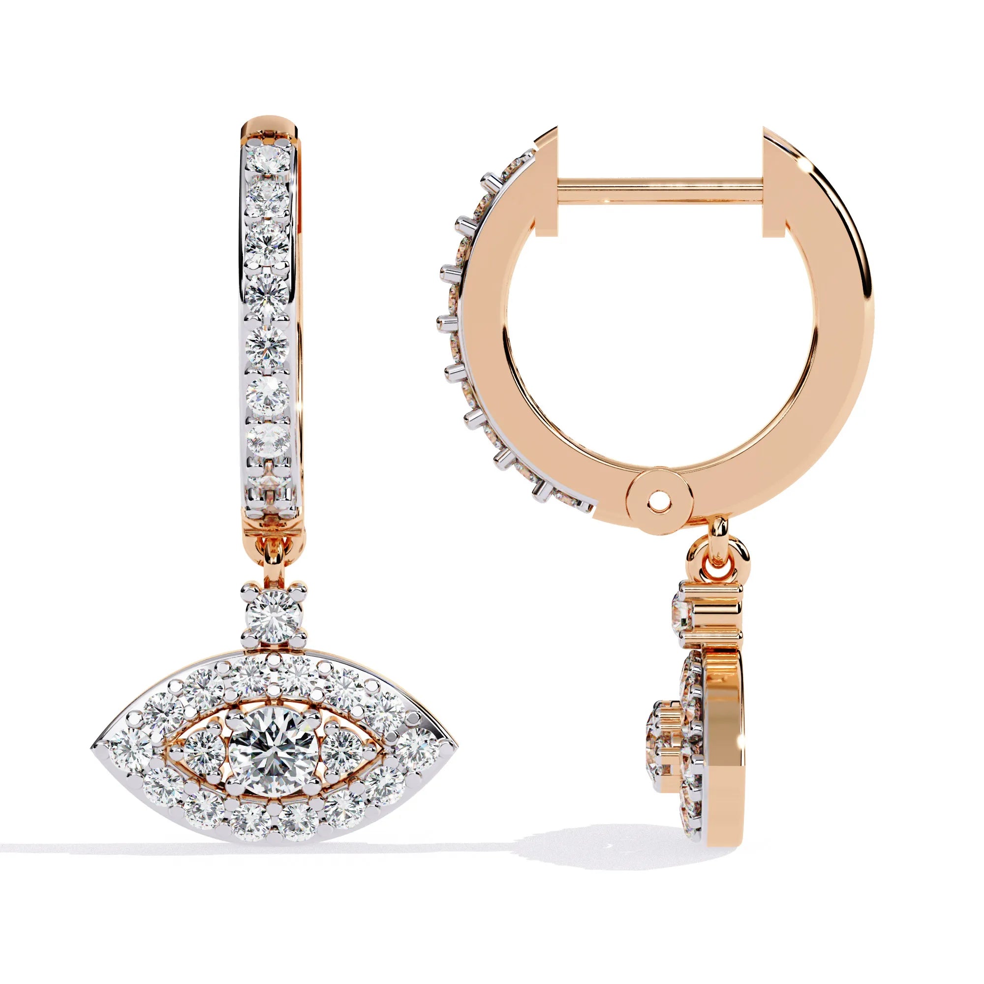 Mystic Eye Lab Diamond Earrings