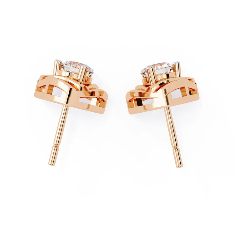 Modern Vertex Lab Diamond Studs Earring