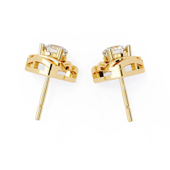 Modern Vertex Lab Diamond Studs Earring