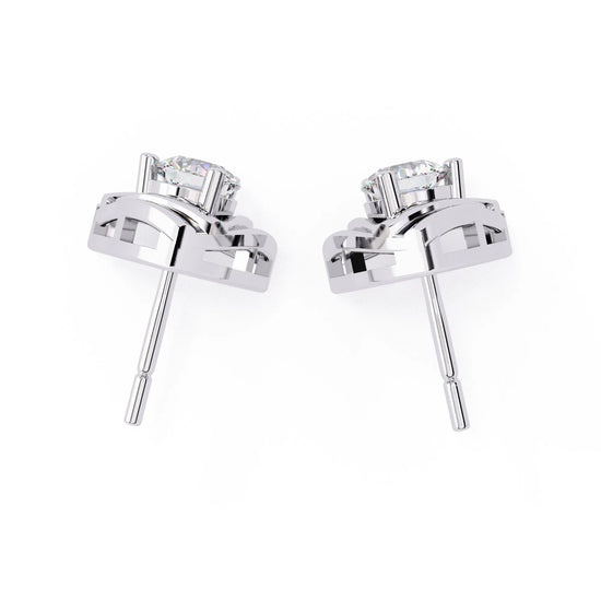 Modern Vertex Lab Diamond Studs Earring