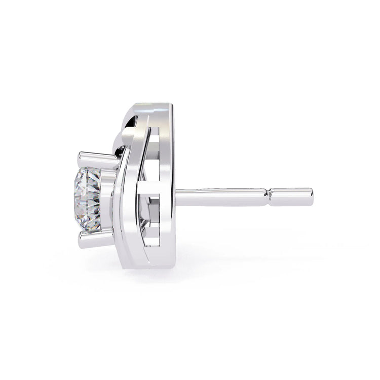 Modern Vertex Lab Diamond Studs Earring