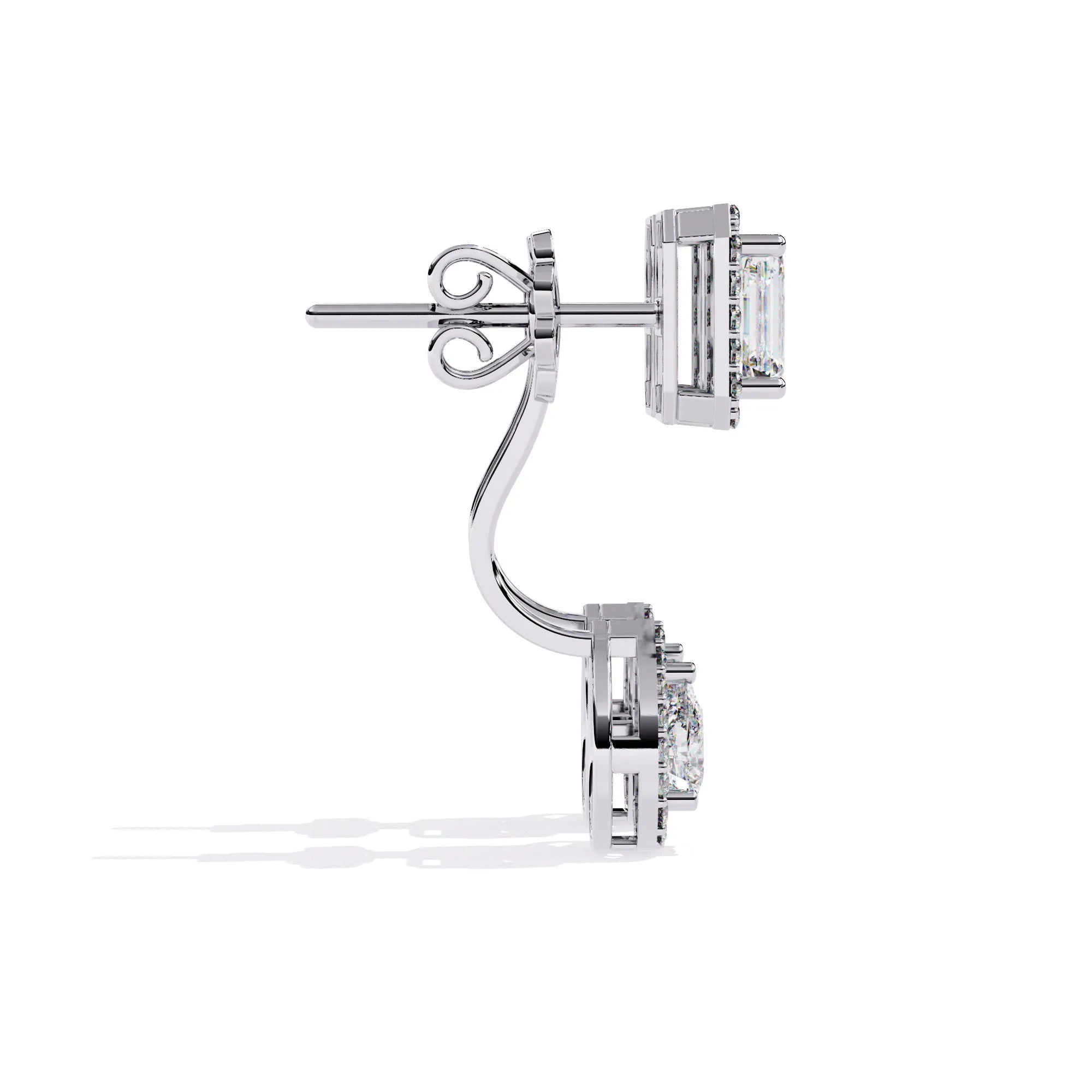 Duo Radiance Detachable Lab Diamond Earrings