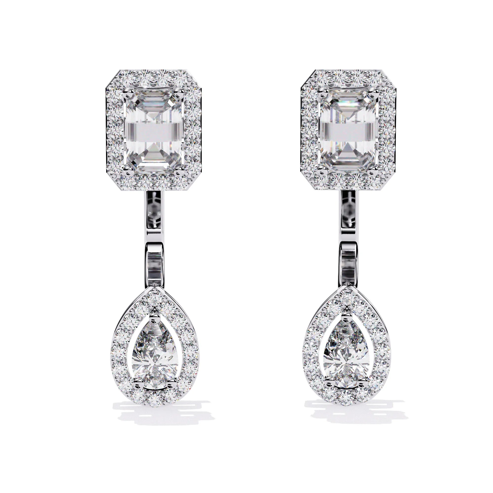 Duo Radiance Detachable Lab Diamond Earrings