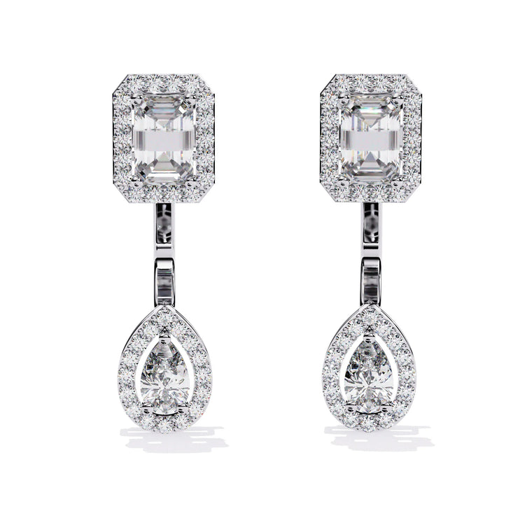 Duo Radiance Detachable Lab Diamond Earrings