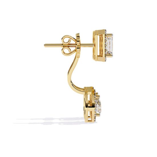 Duo Radiance Detachable Lab Diamond Earrings