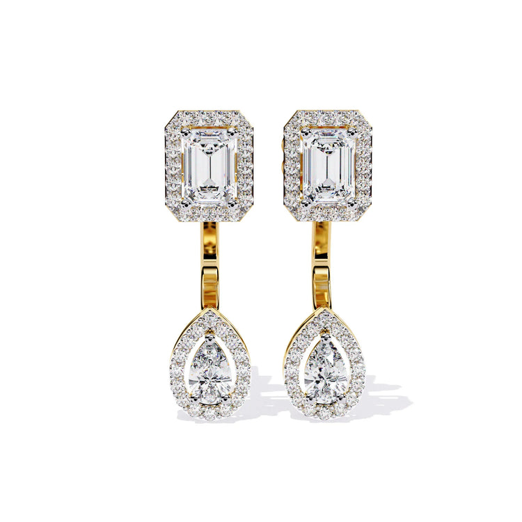 Duo Radiance Detachable Lab Diamond Earrings