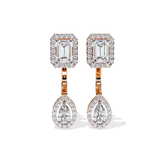 Duo Radiance Detachable Lab Diamond Earrings