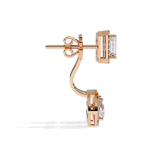 Duo Radiance Detachable Lab Diamond Earrings