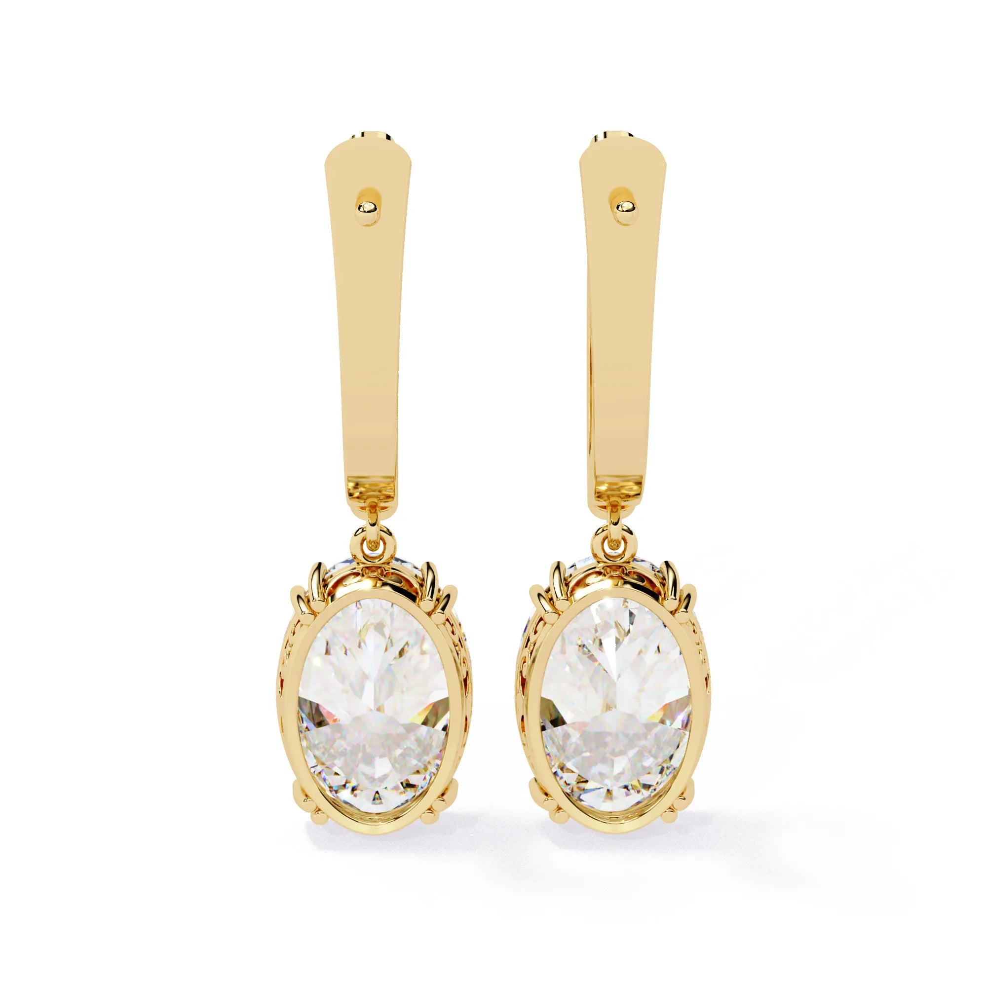 Celestial Elegance Moissanite Earrings