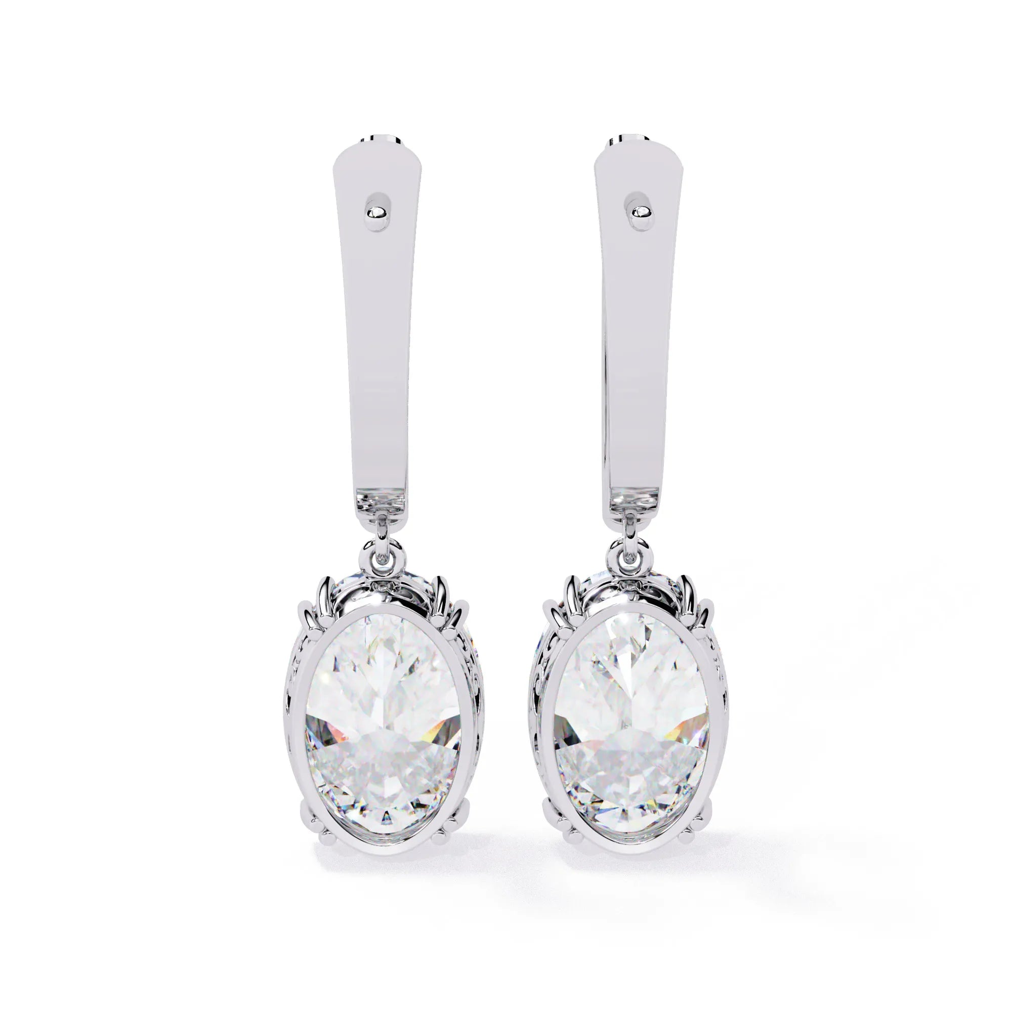 Celestial Elegance Moissanite Earrings