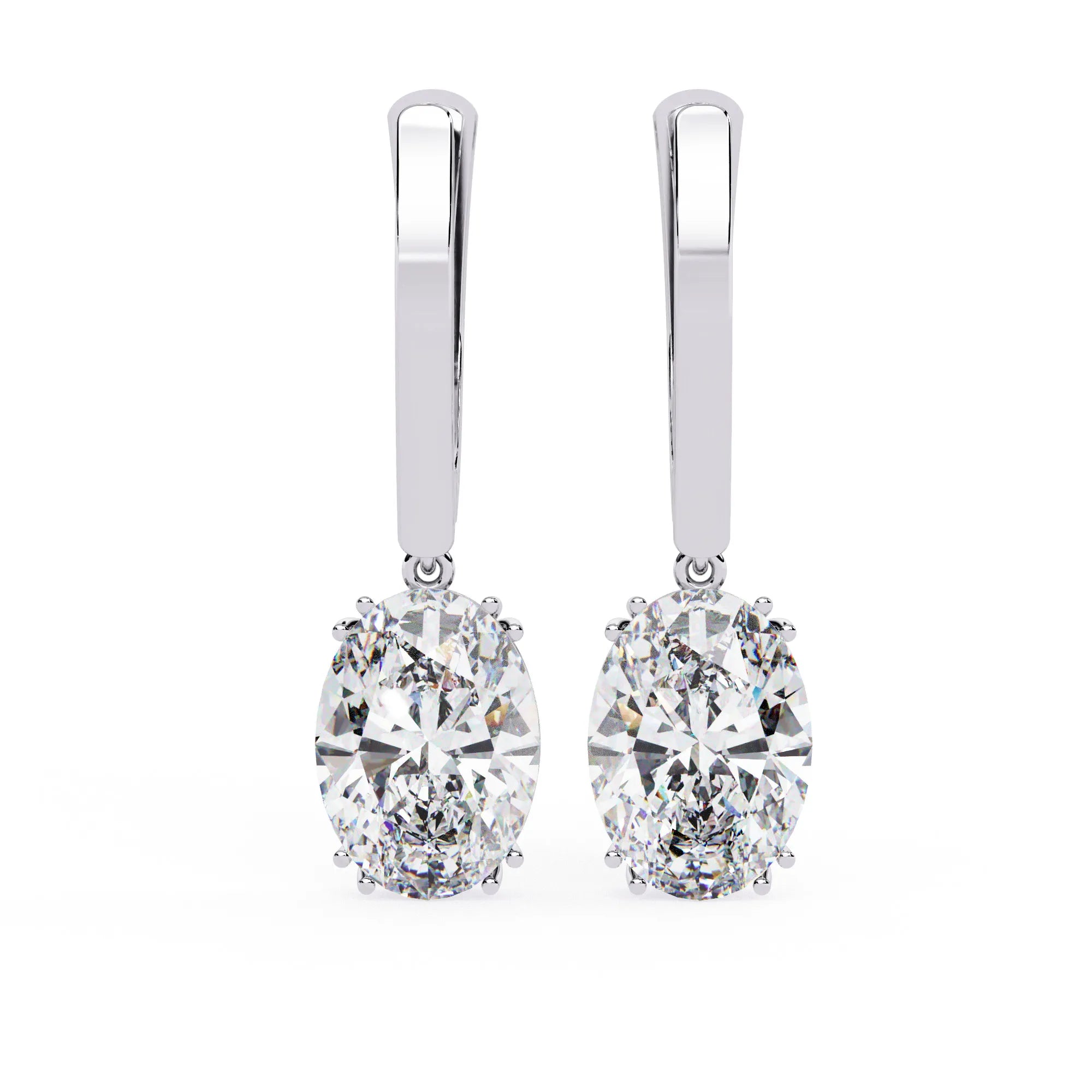 Celestial Elegance Moissanite Earrings