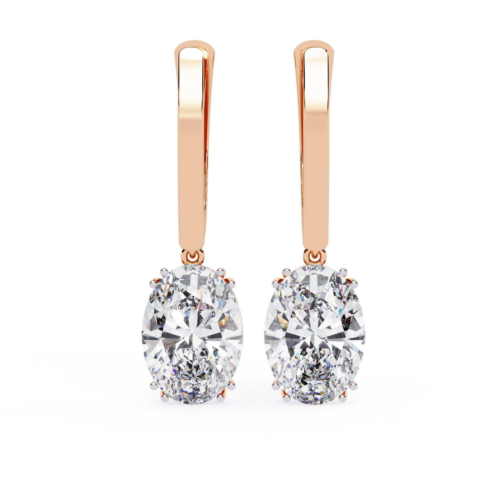 Celestial Elegance Moissanite Earrings