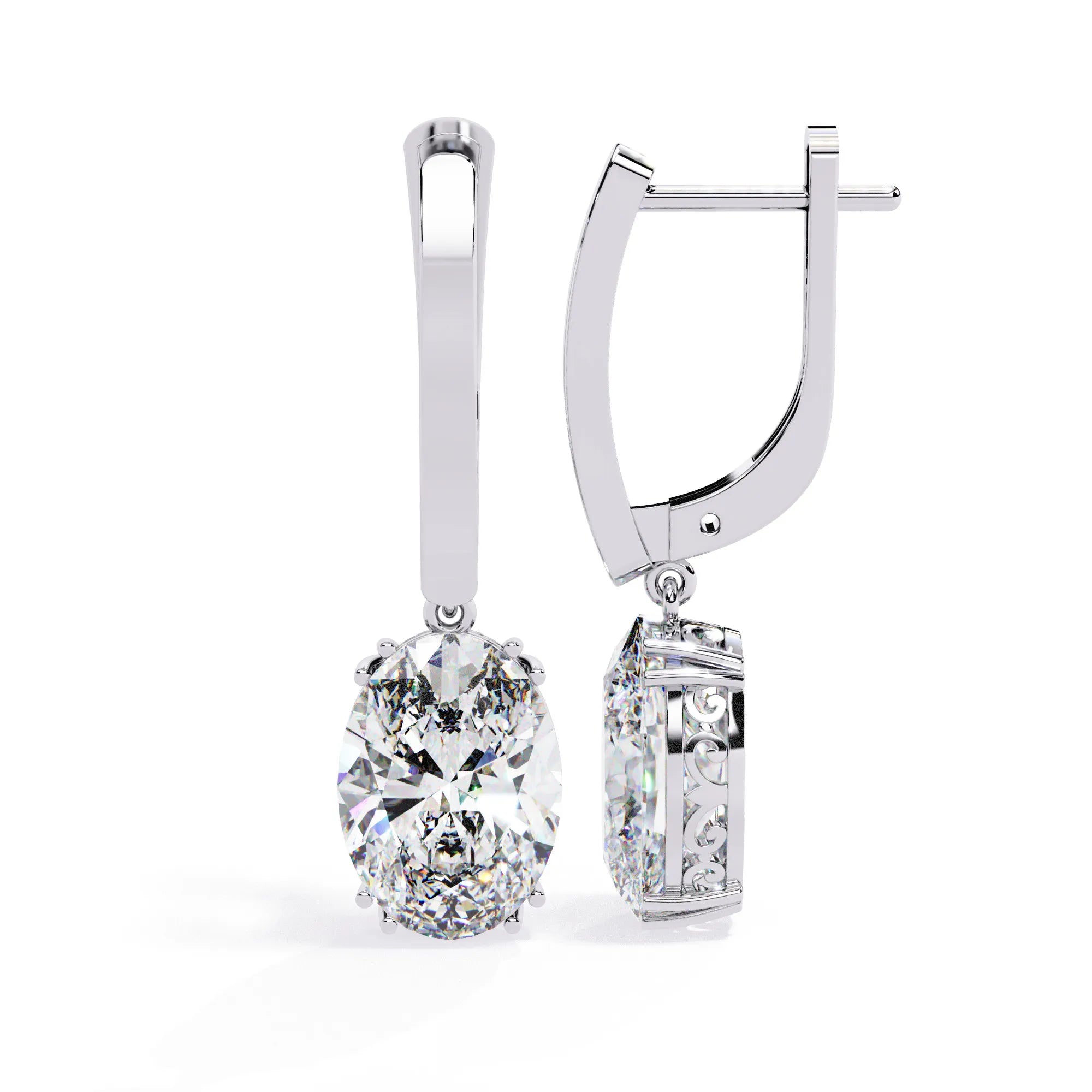 Celestial Elegance Moissanite Earrings