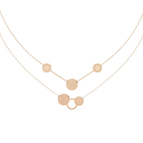 Twinkling Orbit Lab Diamond Necklace