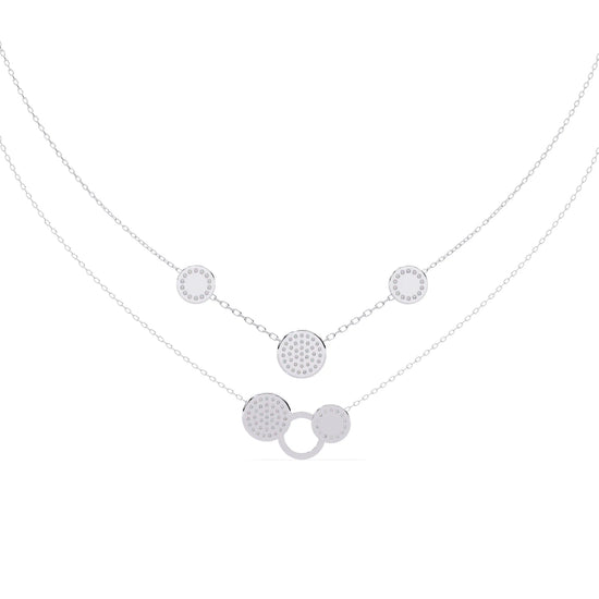 Twinkling Orbit Lab Diamond Necklace